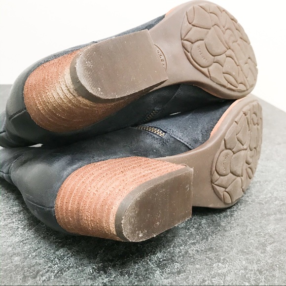 Kork-Ease Ankle Bootie - Navy Suede Leather - Picture 8 of 8